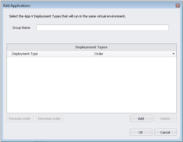 Add Applications Dialog Box